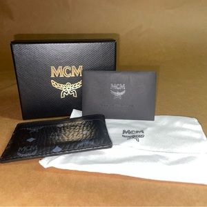 Black MCM cardholder